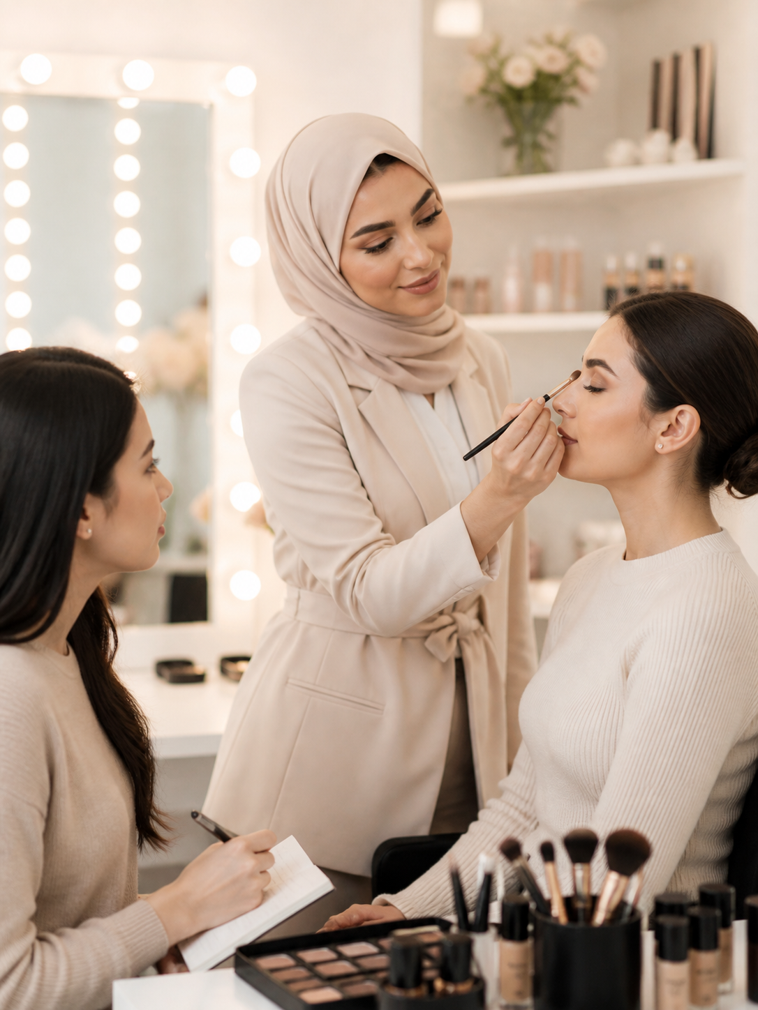 Makeup Artist Teaching student